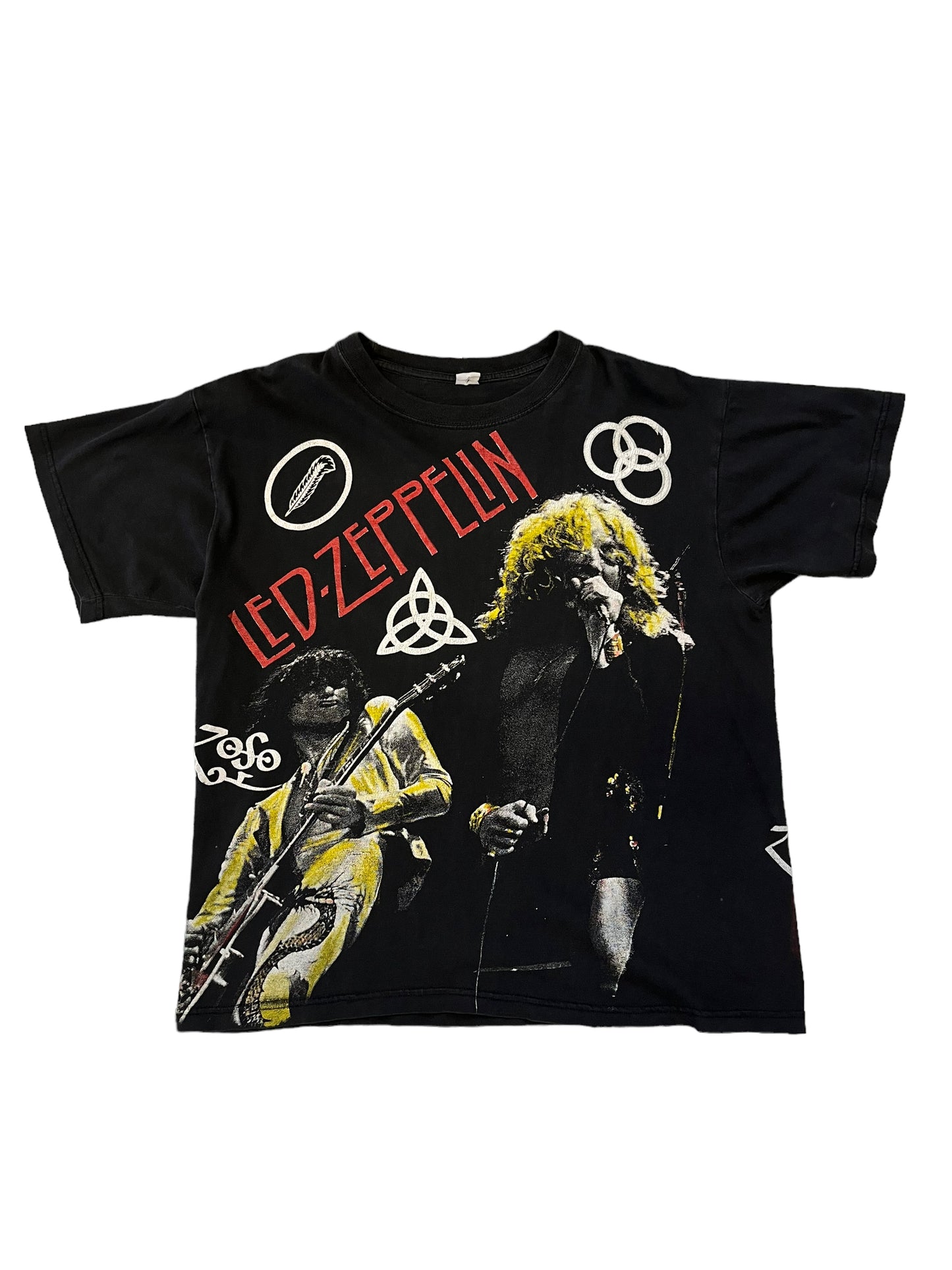 (S/M) Vintage Led Zeppelin Double Sided Tee