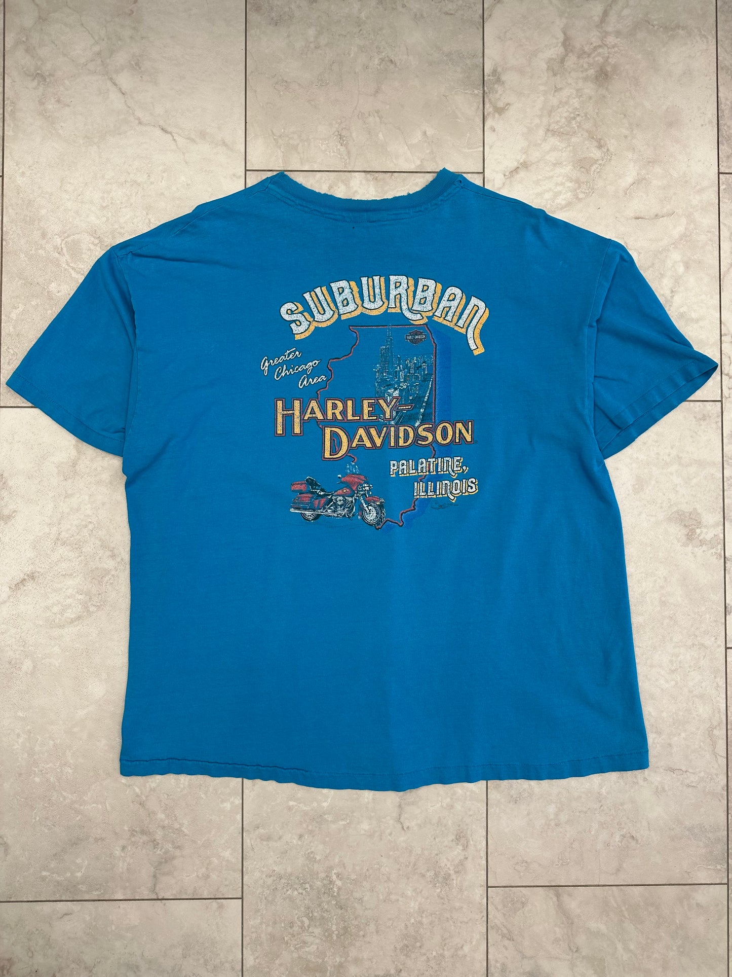 (XXL) Vintage Harley American Pride Tee