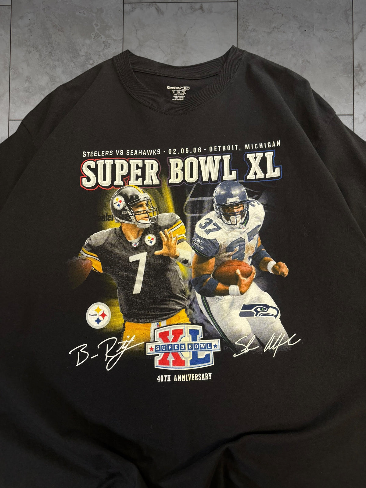 (XL) 2006 Steelers SB XL Big Ben Graphic Tee