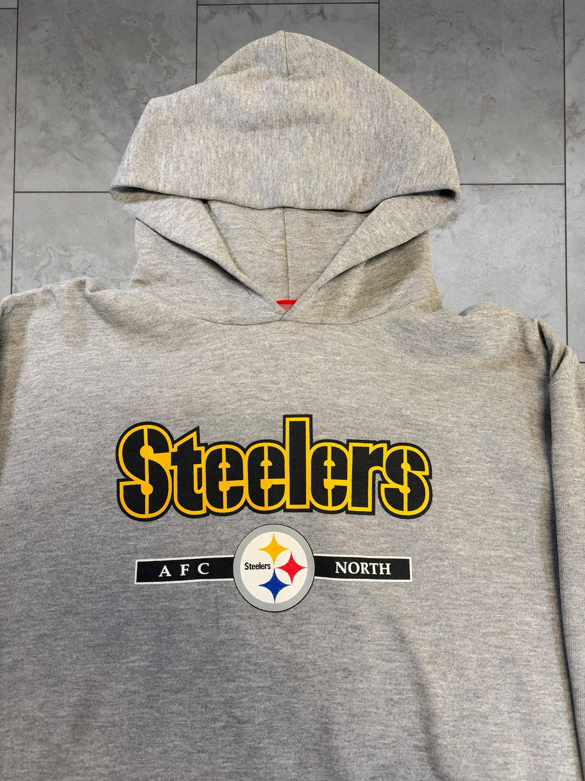 (L) Vintage Y2K Steelers AFC North Hoodie