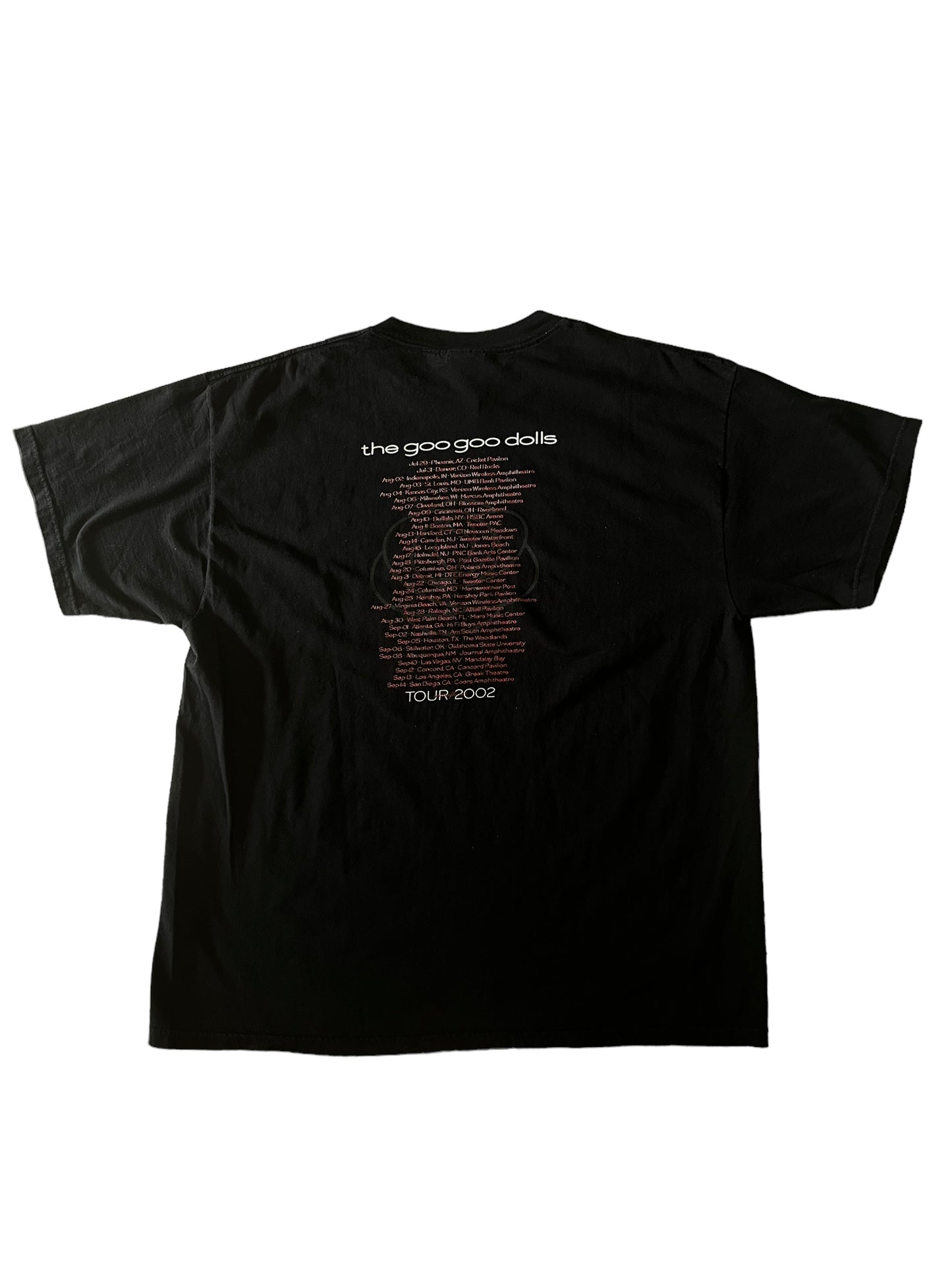 (XL) 2002 The Goo Goo Dolls Tour Double Sided Tee