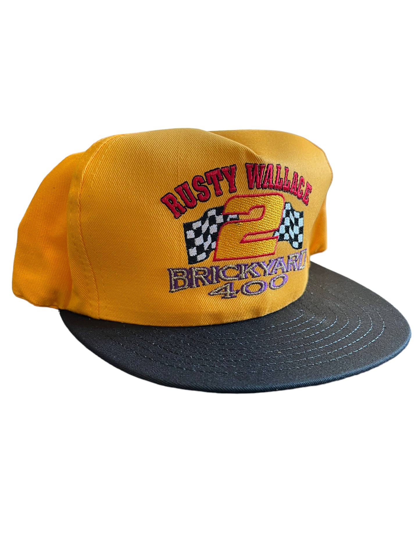 Vintage Nascar Rusty Wallace Brickyard 500 Hat Brand New