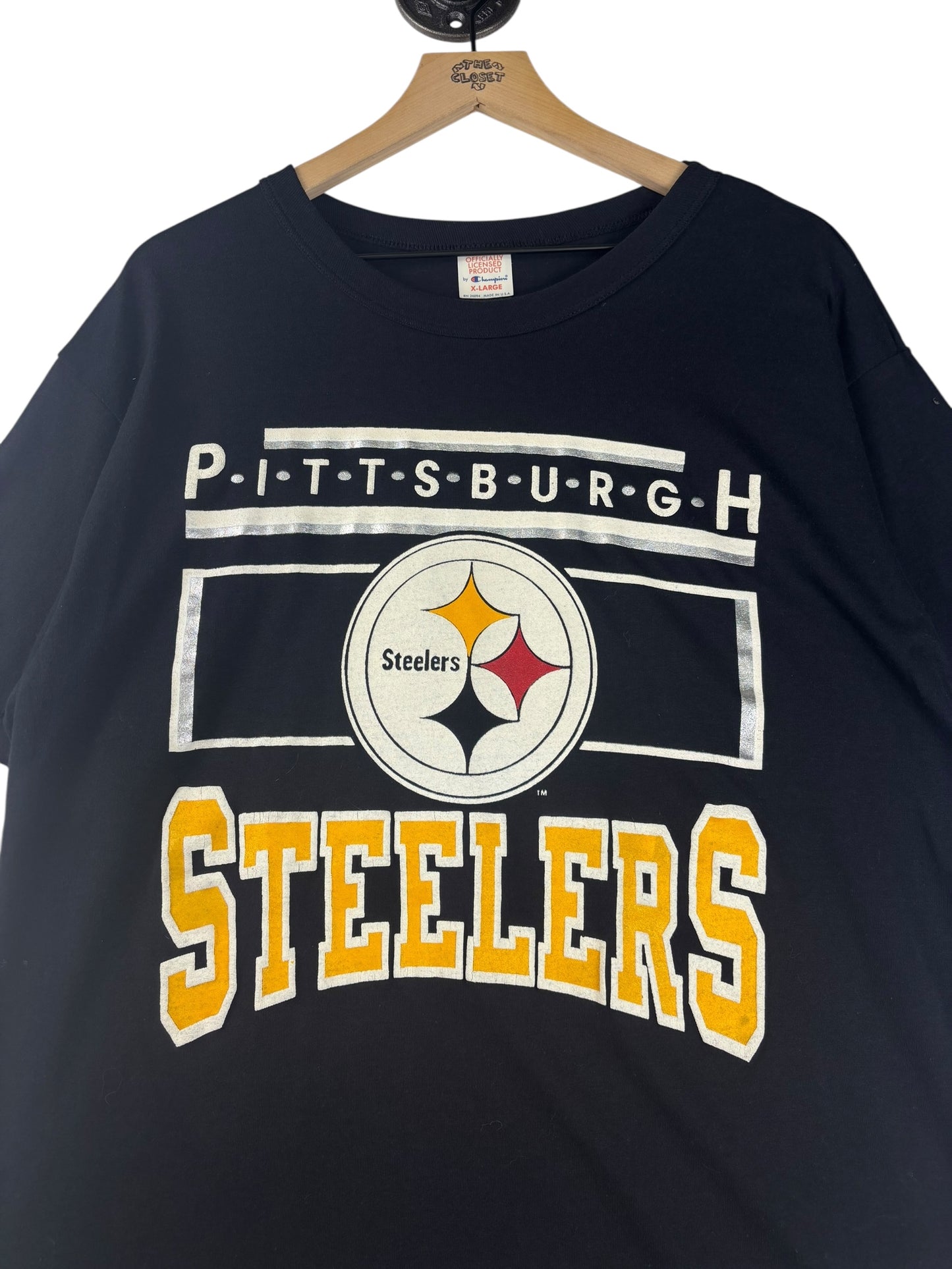 (XL) Vintage 80's Steelers Champion Graphic Tee