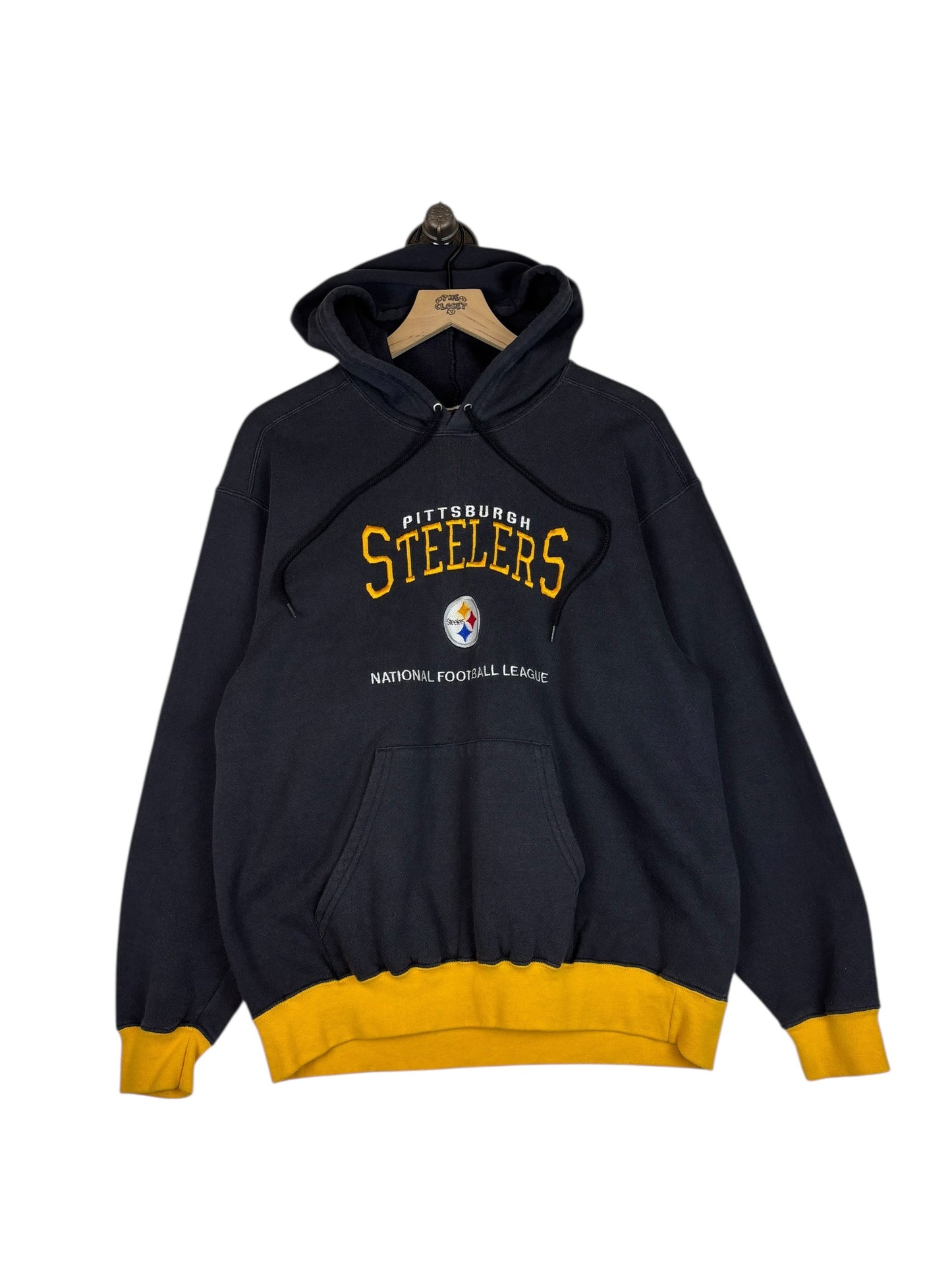 (M) Vintage Steelers Embroidered CSA Hoodie