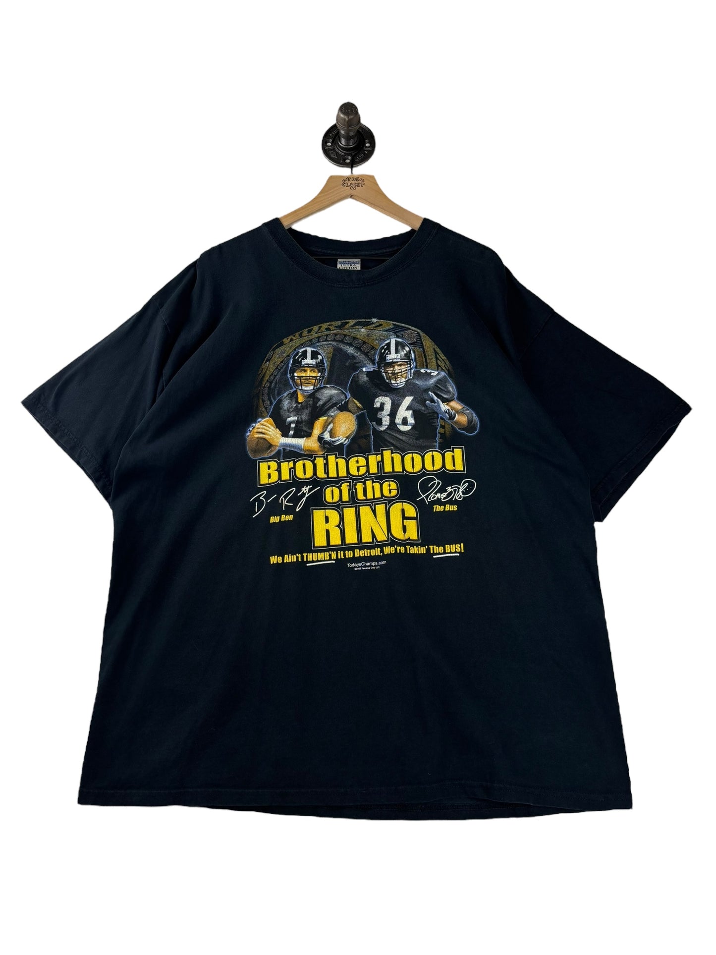 (XXL) 2006 Steelers Brotherhood of the Ring Tee