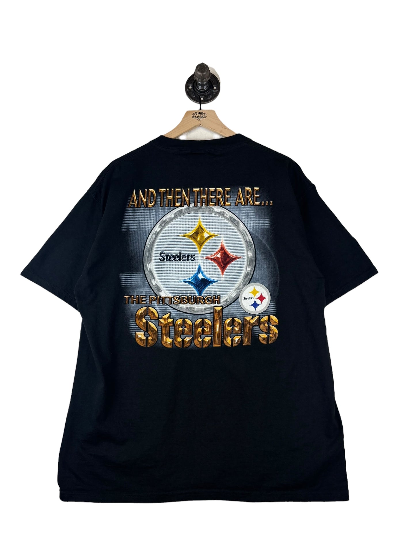 (XL) Vintage Y2K Steelers Double Sided Tee