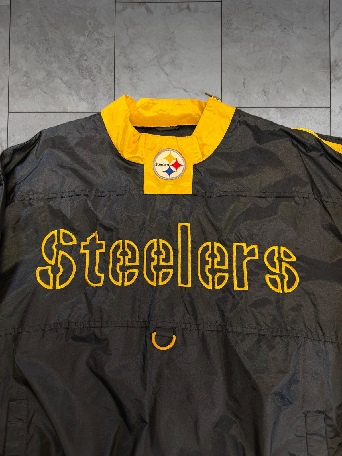 (XL) Vintage 90's Steelers Game Day LW Pullover Jacket