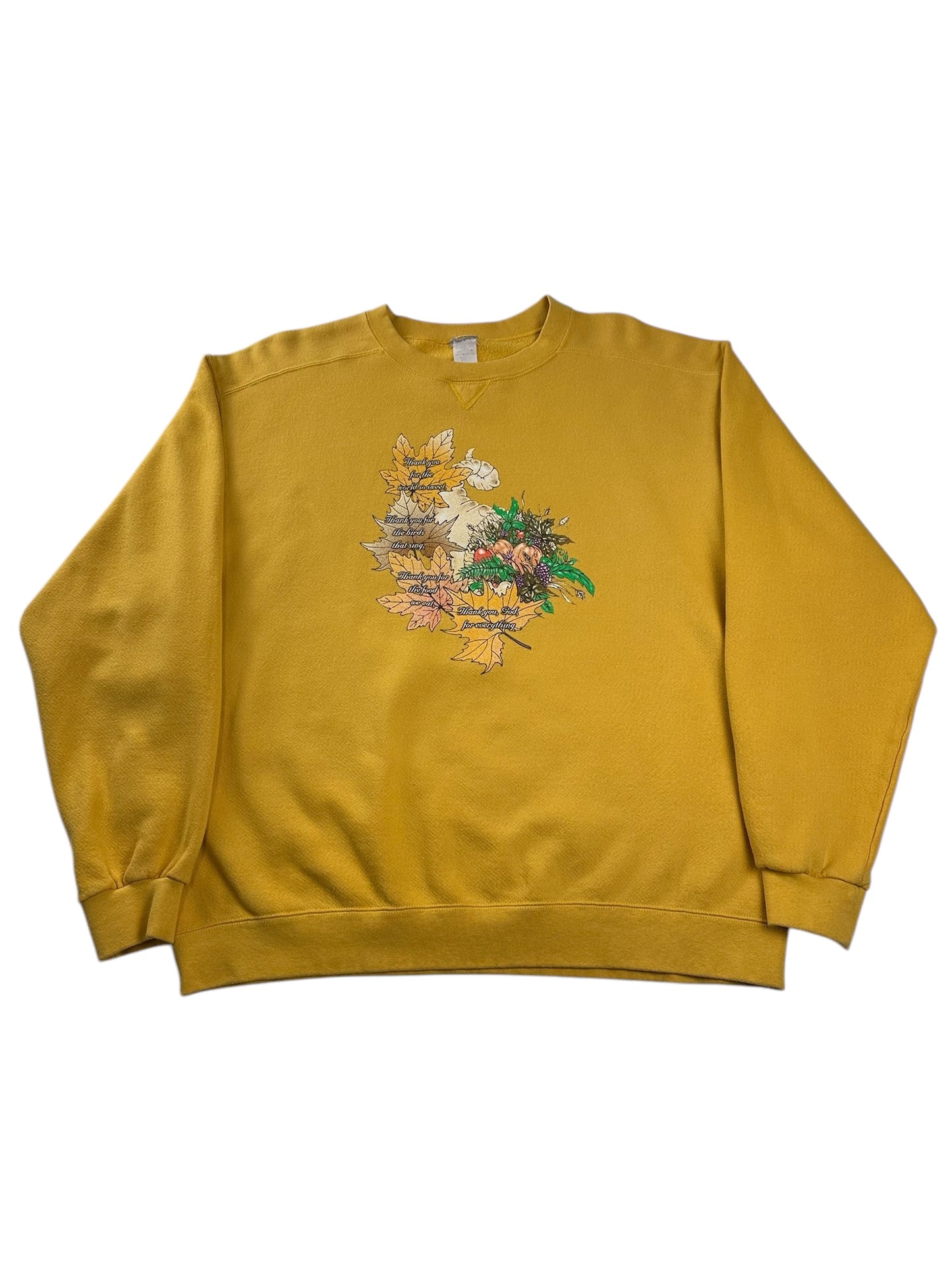 (XL) Vintage "Thank You" Crewneck