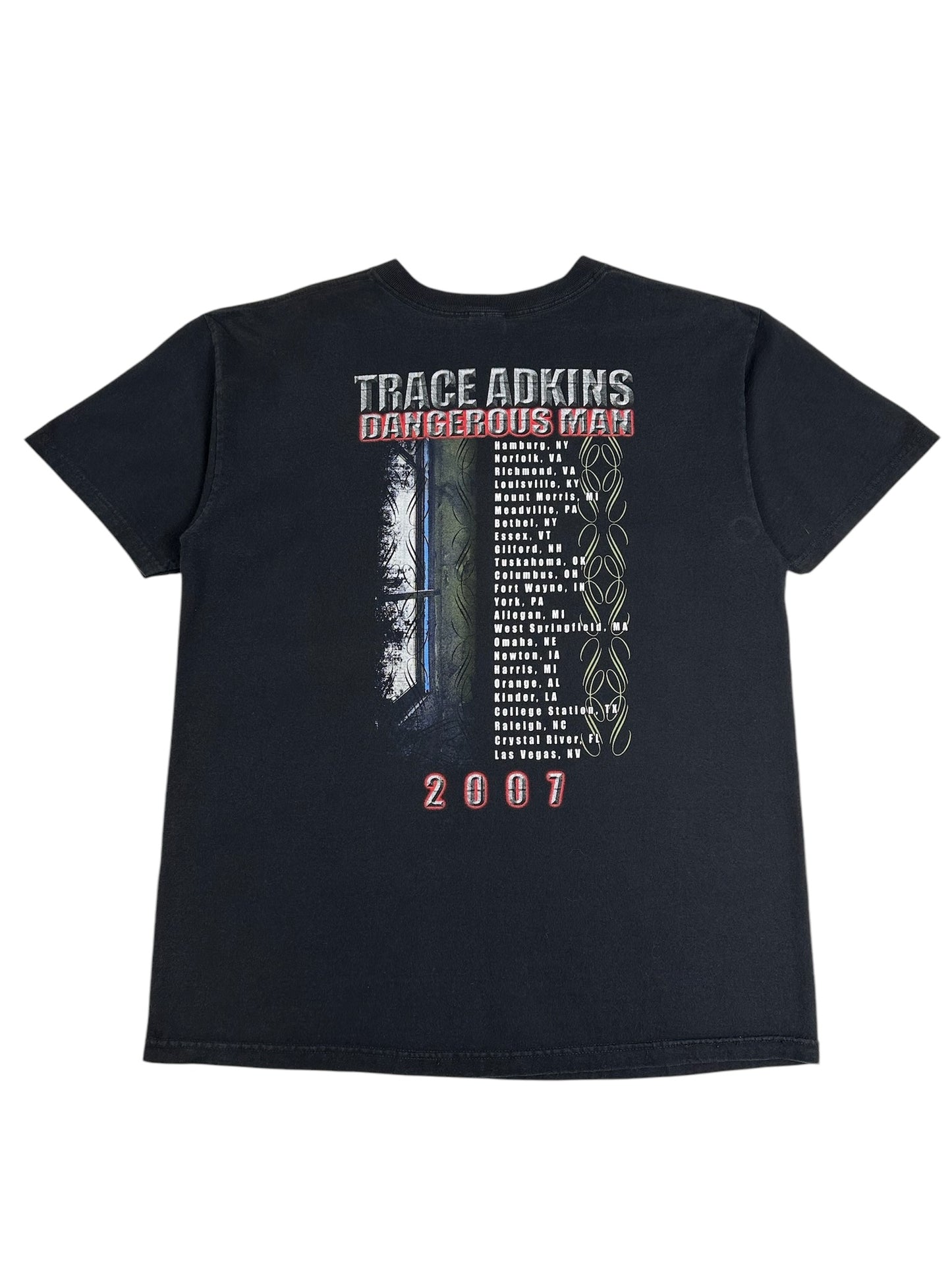 (L) 2007 Trace Adkins Double-Sided Tour Tee