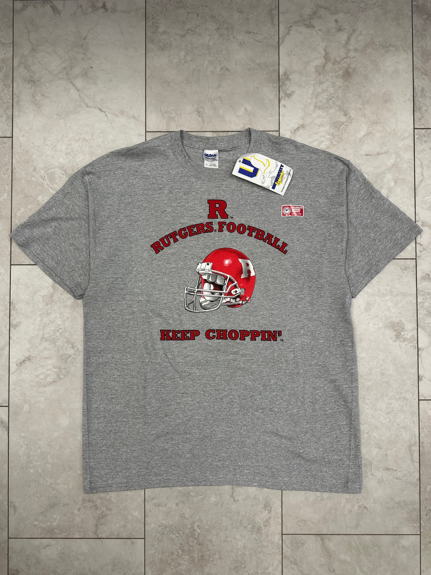 (XL) Vintage Y2K Rutgers Football Tee