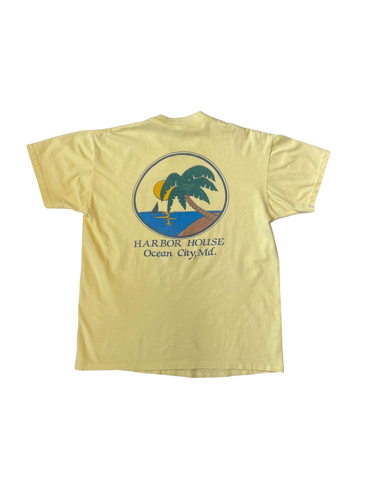 (S/M) Vintage OC Harbor House Double Sided Tee