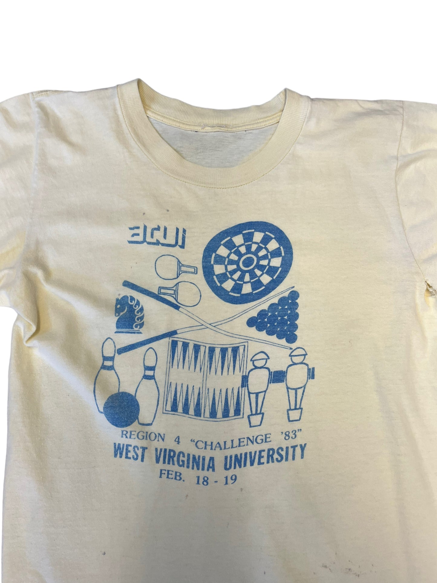 (S/M) 1983 WVU “Challenge” Tee