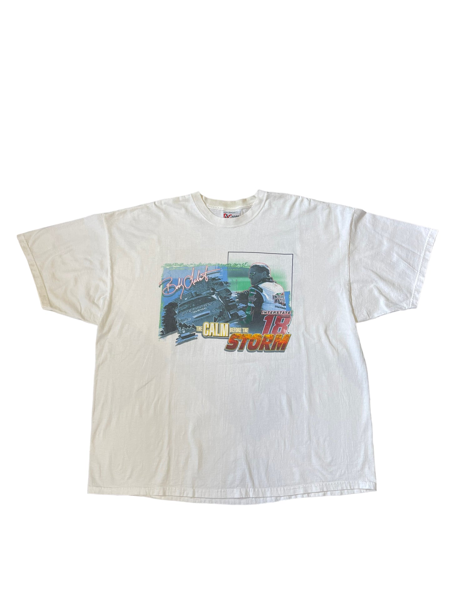 (XXL) 2003 Bobby Labonte “Calm Before the Storm” Double Sided Tee