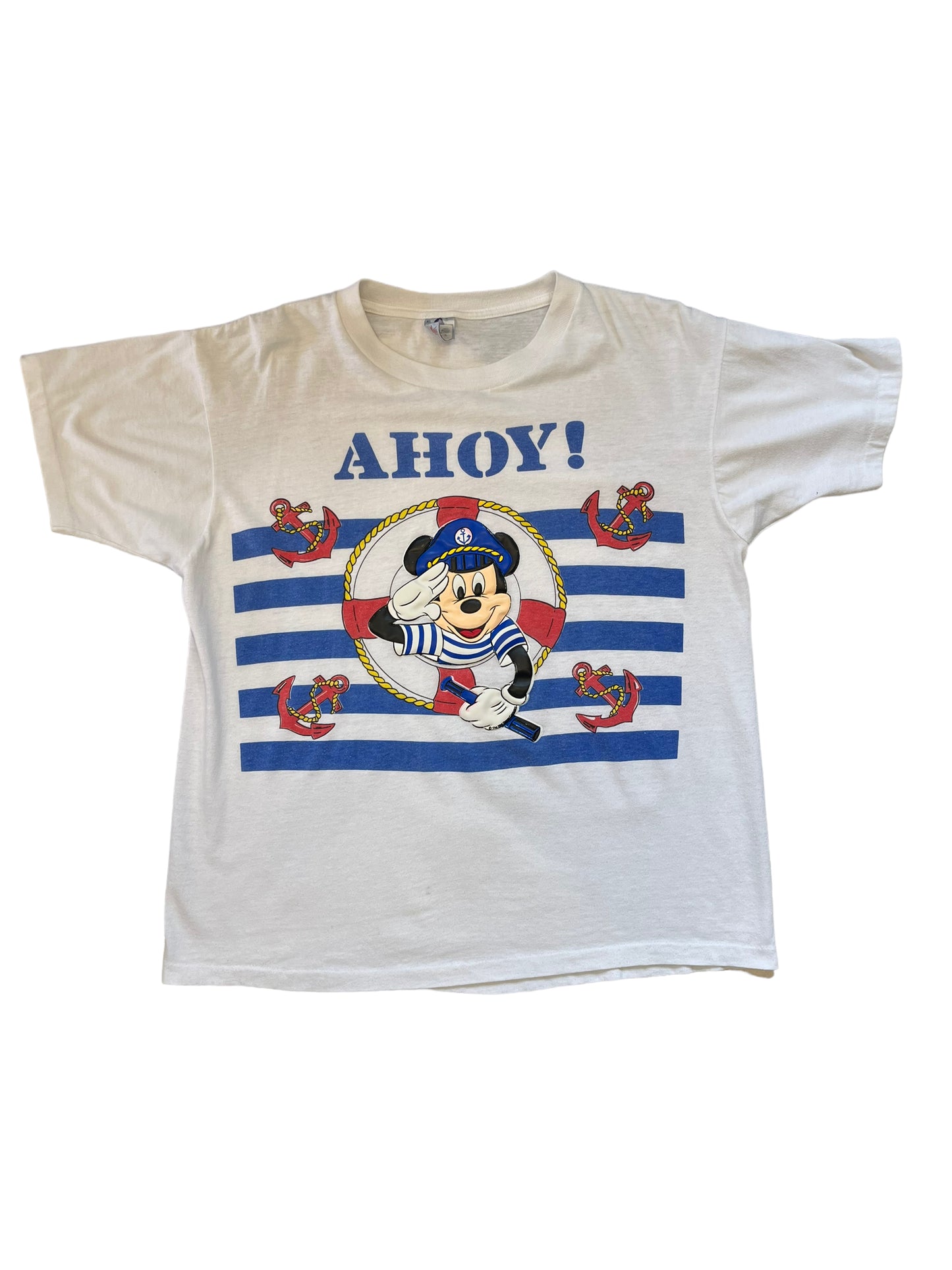 (M) Vintage Mickey Ahoy! Tee