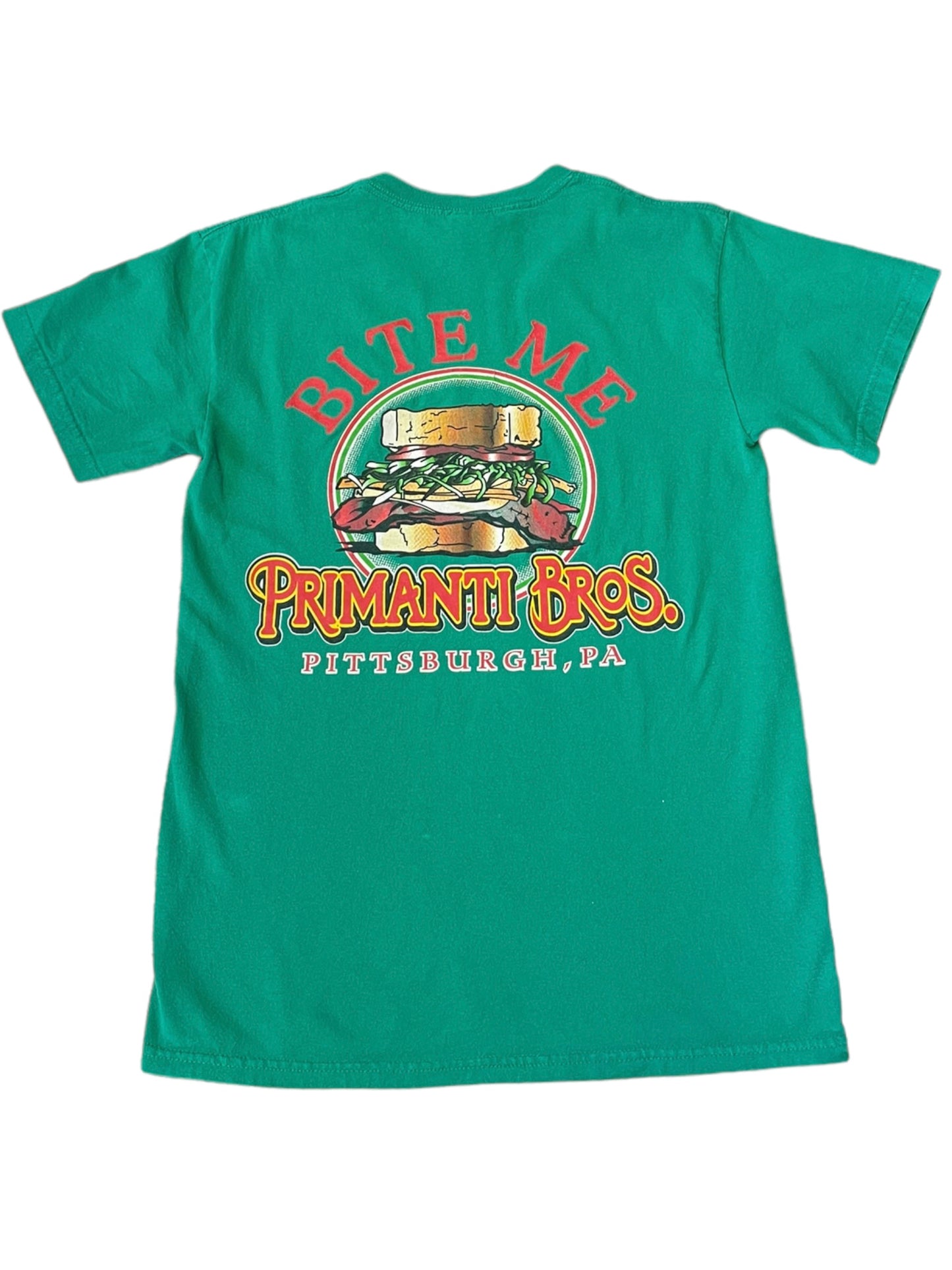 (S) Vintage Primantis Bros Double Sided Tee
