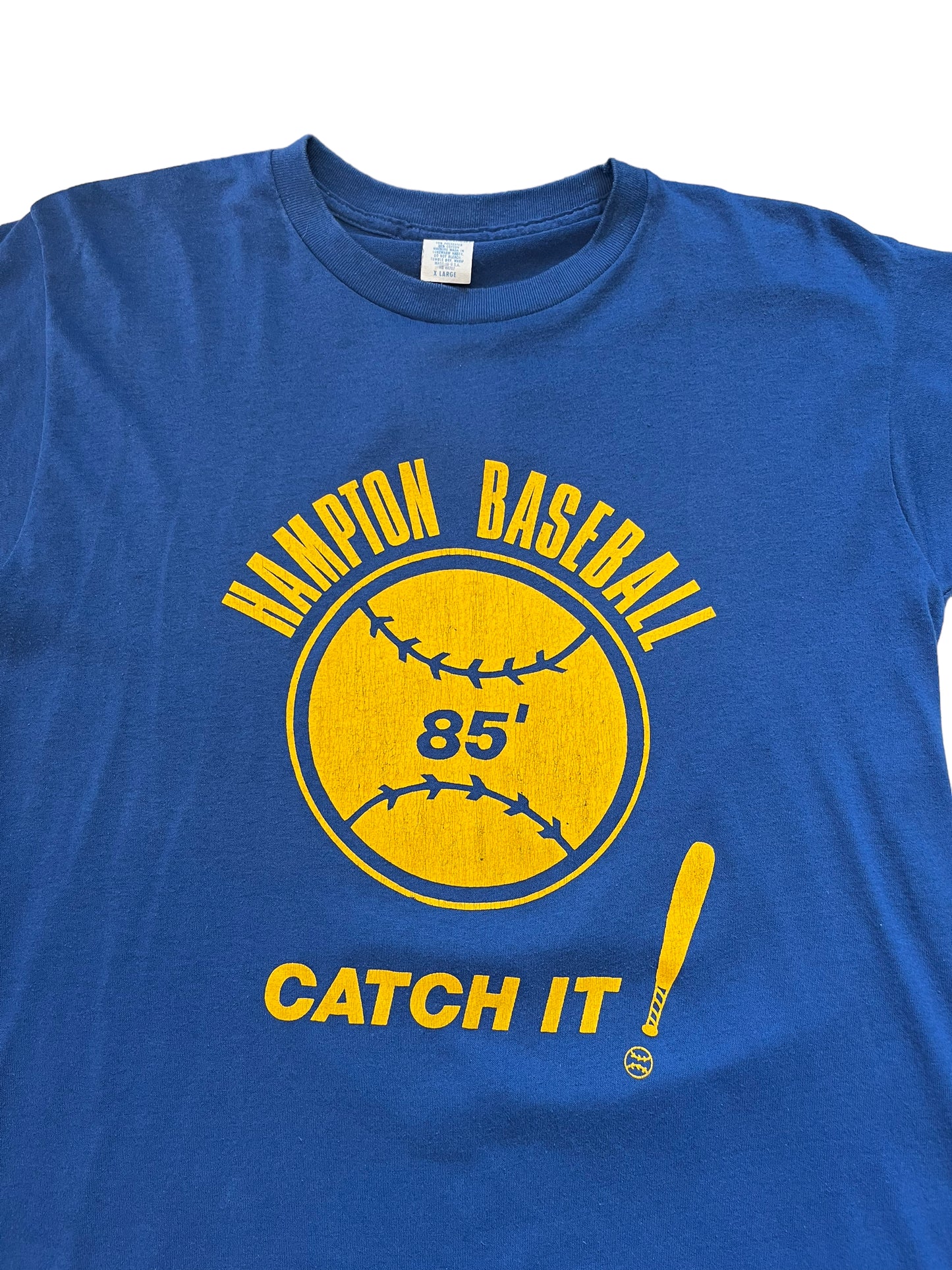 (S/M) 1985 Hampton Baseball Tee