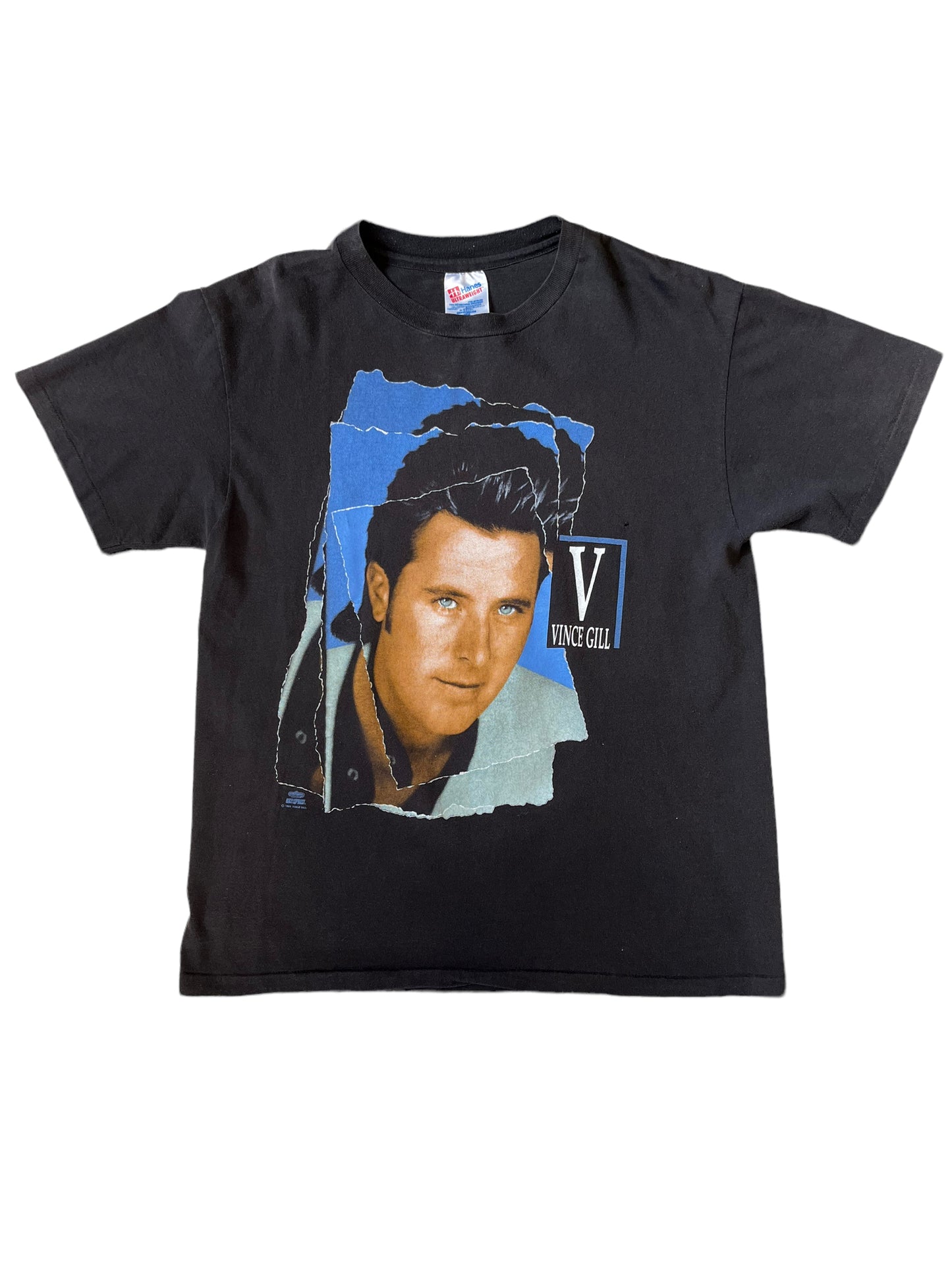 (L) 1992 Vince Gill Tour Double Sided Tee