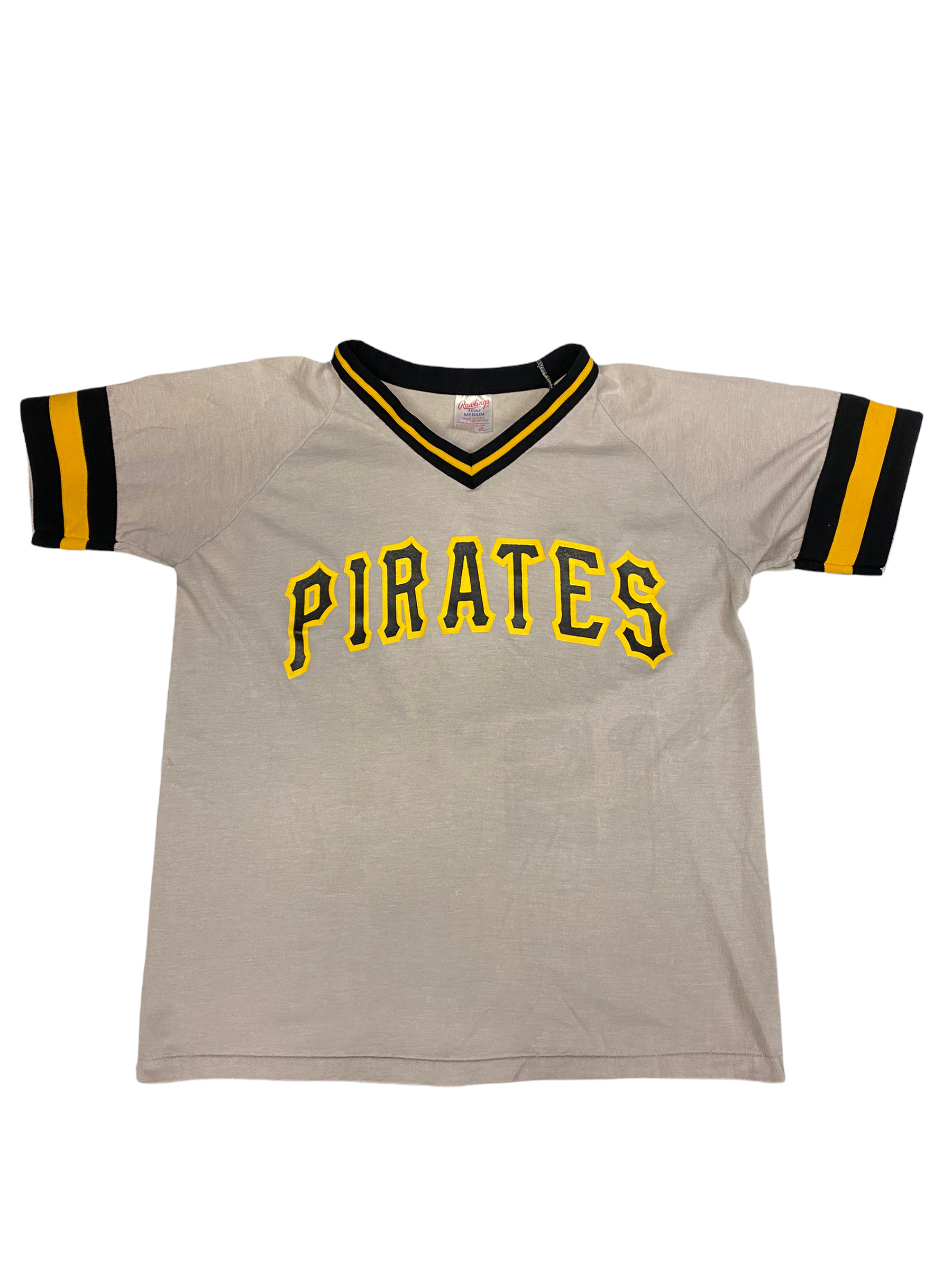 black and yellow pirates jersey