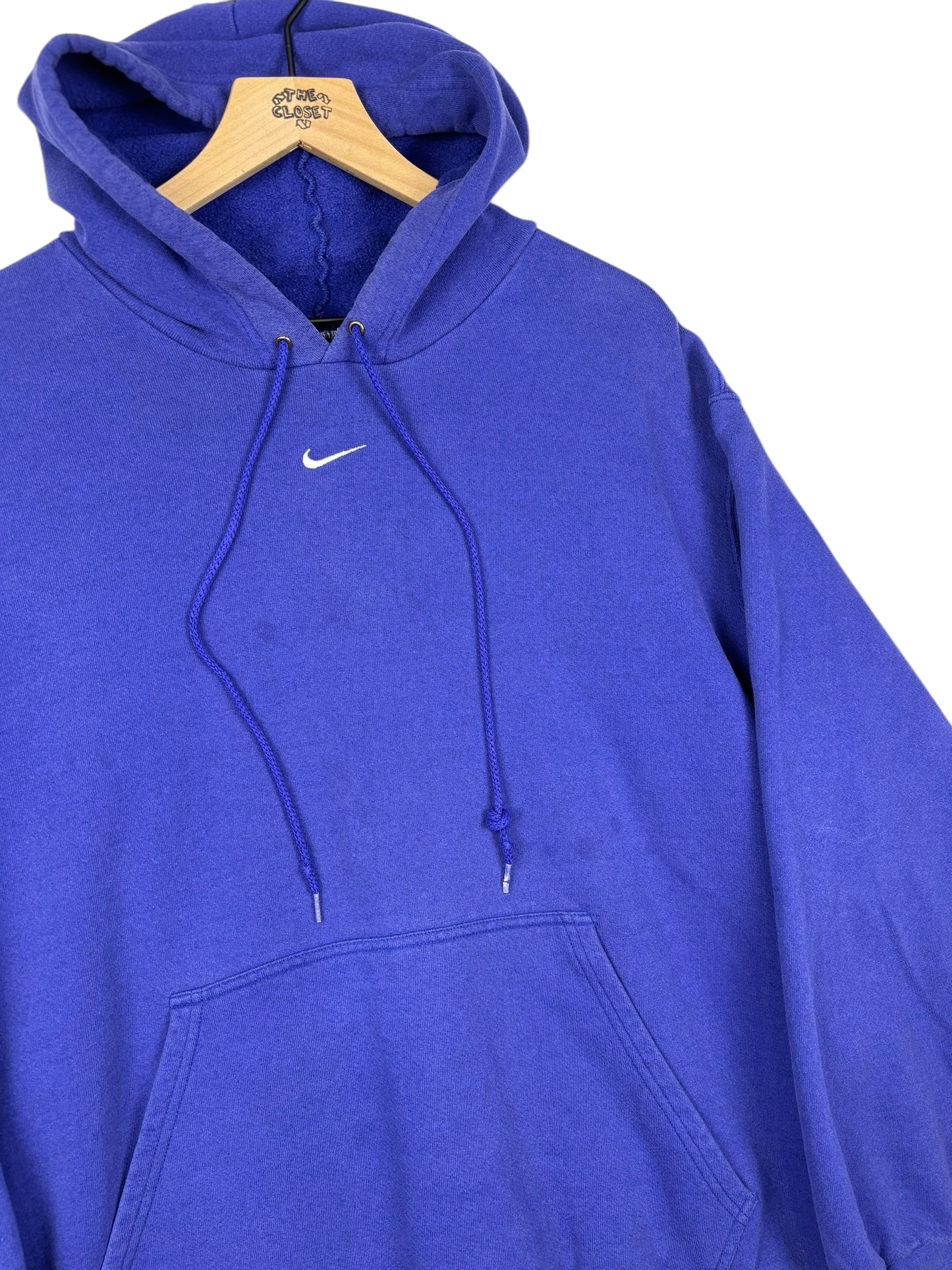 (XXL) Vintage Nike  Purple Center Swoosh Hoodie