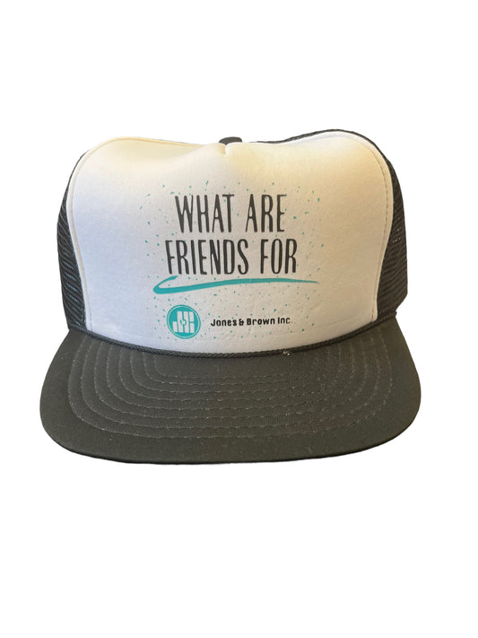 Vintage What Are Friends For Trucker Hat Brand New