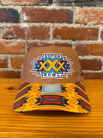 1995 Steelers SB XXX Logo Athletic Snapback Hat (New)
