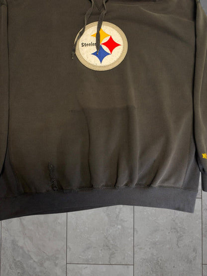 (XXL) Vintage Y2K Steelers NFL Hoodie