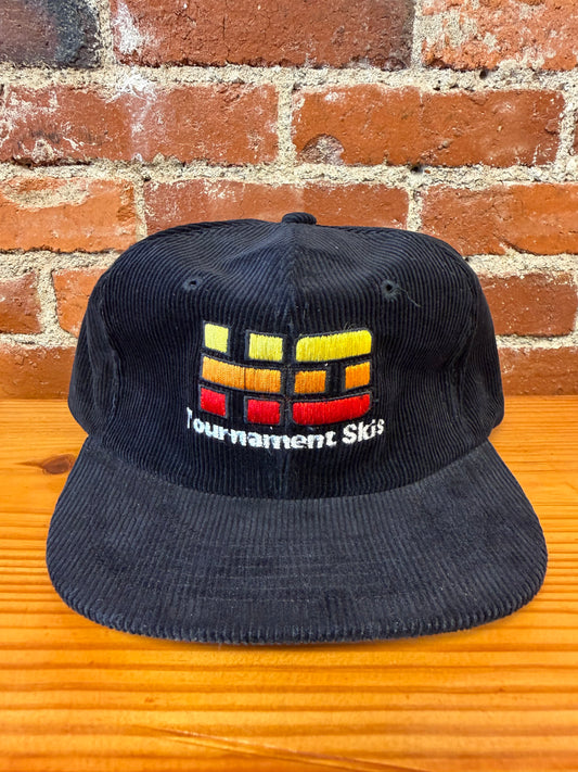 Vintage HO Tournament Skis Corduroy Hat - NEW