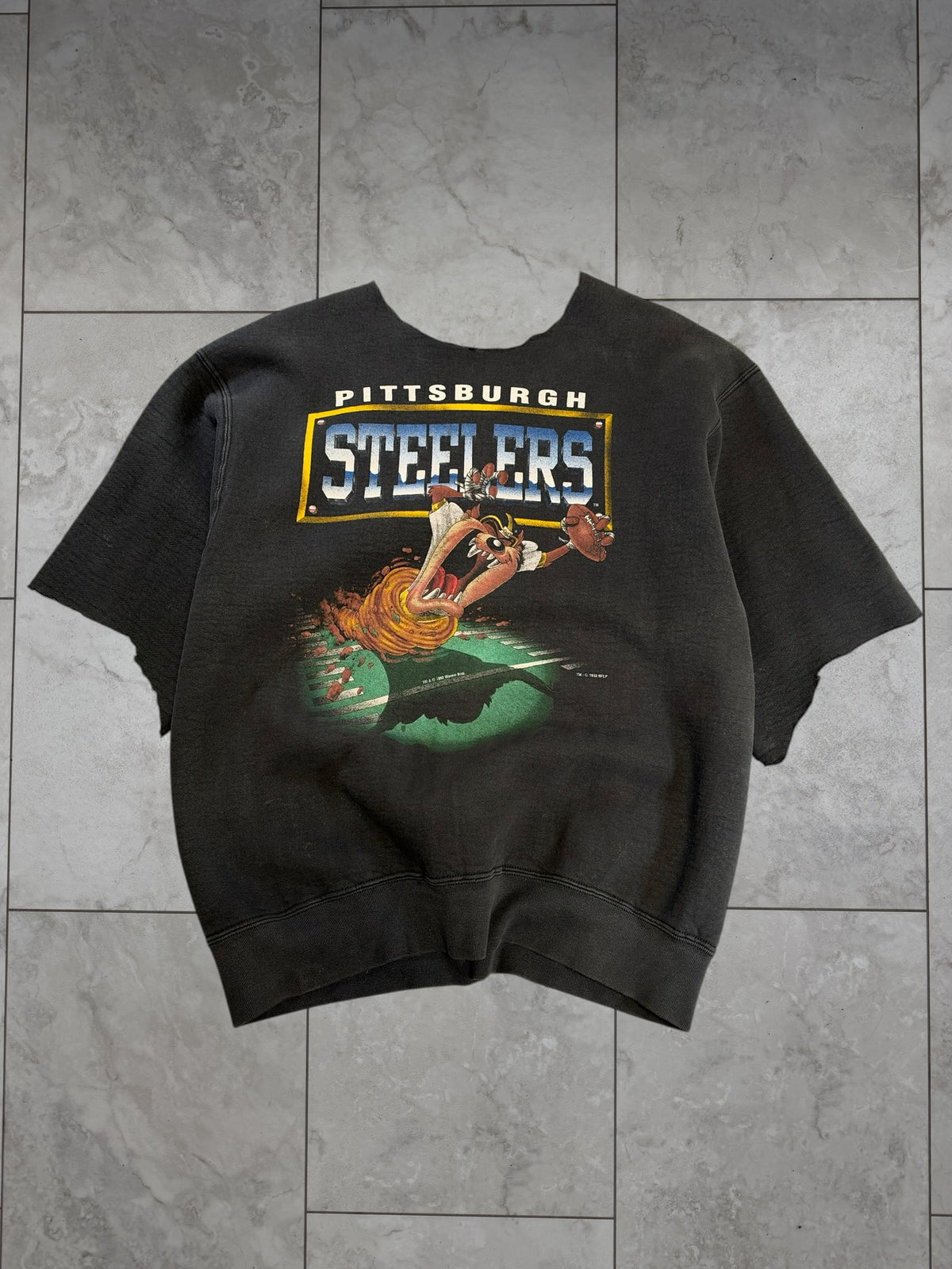 (L) 1993 Steelers Chopped Taz Crewneck
