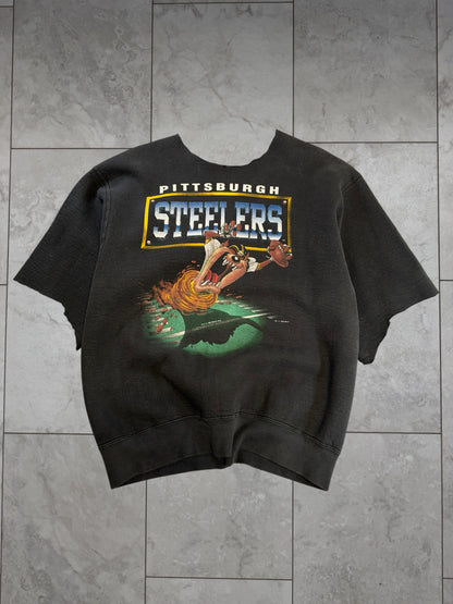 (L) 1993 Steelers Chopped Taz Crewneck