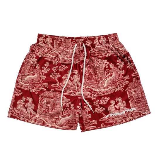 Manic Red Ink Shorts