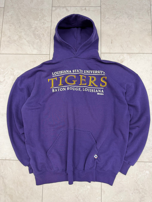 (XXL) Vintage 90’s LSU Tigers Graphic Hoodie
