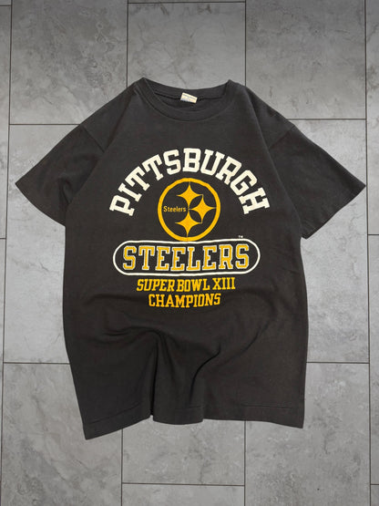 (XS/S) Vintage 80's Steelers Superbowl XIII Champs Champion Tee