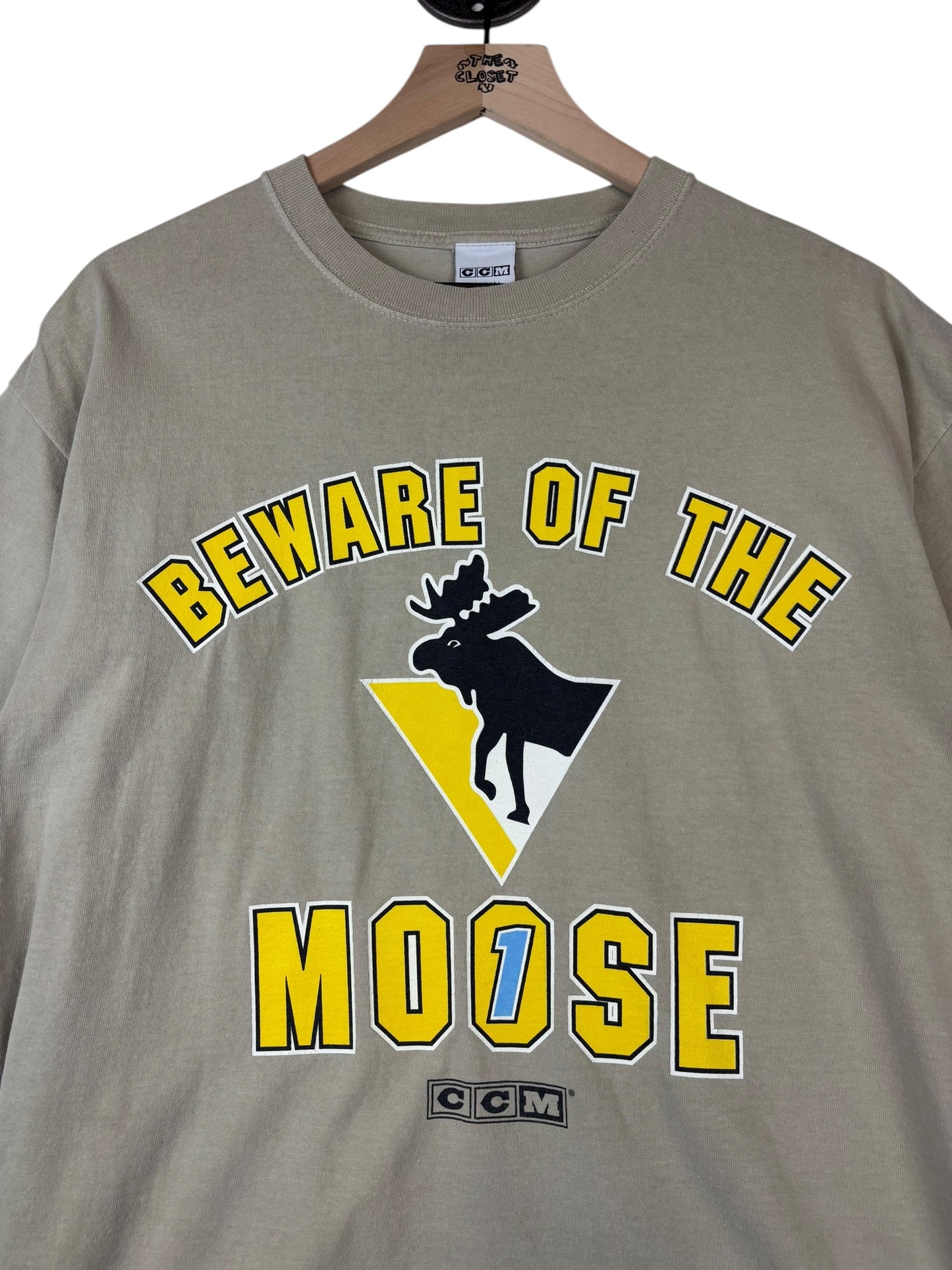 (L) Vintage Penguins Beware of the Moose Tee