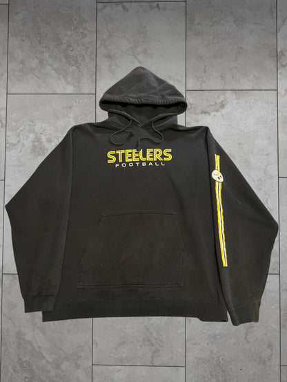 (L) Vintage Y2K Steelers Reebok Hoodie