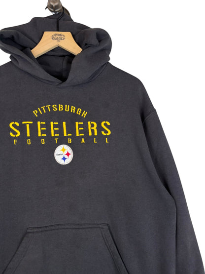 (M) Vintage Steelers Embroidered Hoodie