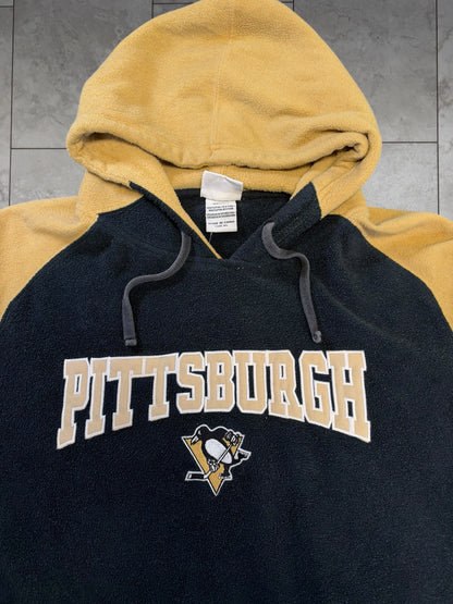 (XL) Vintage Y2K Penguins Fleece Hoodie