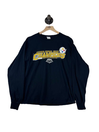 (S) 2009 Steelers Super Bowl XLIII Champs Long Sleeve