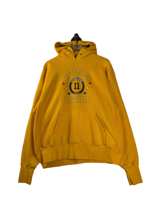 (M/L) Vintage Y2K Steelers Football Hoodie