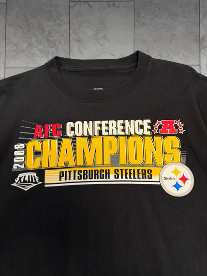 (XXL) 2008 Steelers AFC Conference Champions Tee