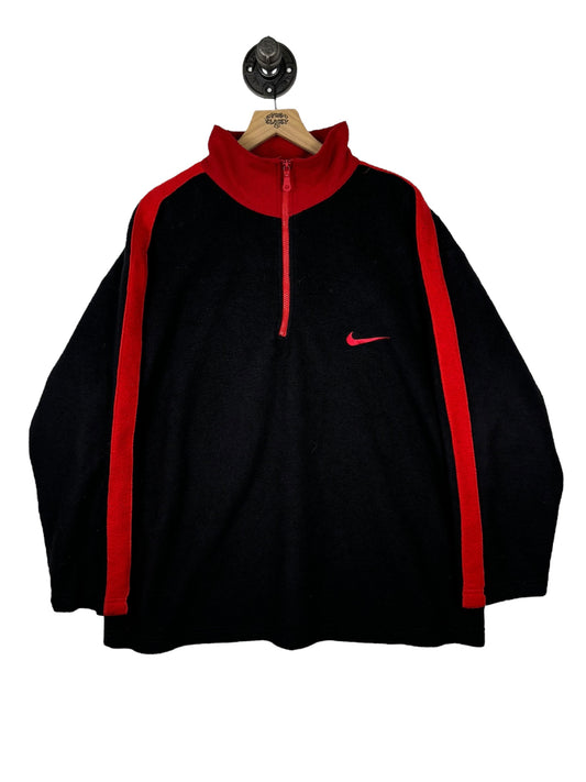 (XL) Vintage Nike 1/4 Zip Fleece Jacket