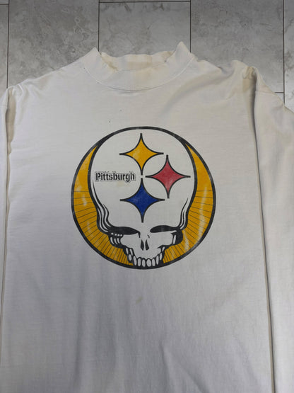 (XL) Vintage 90s Steelers Grateful Dead Longsleeve Shirt