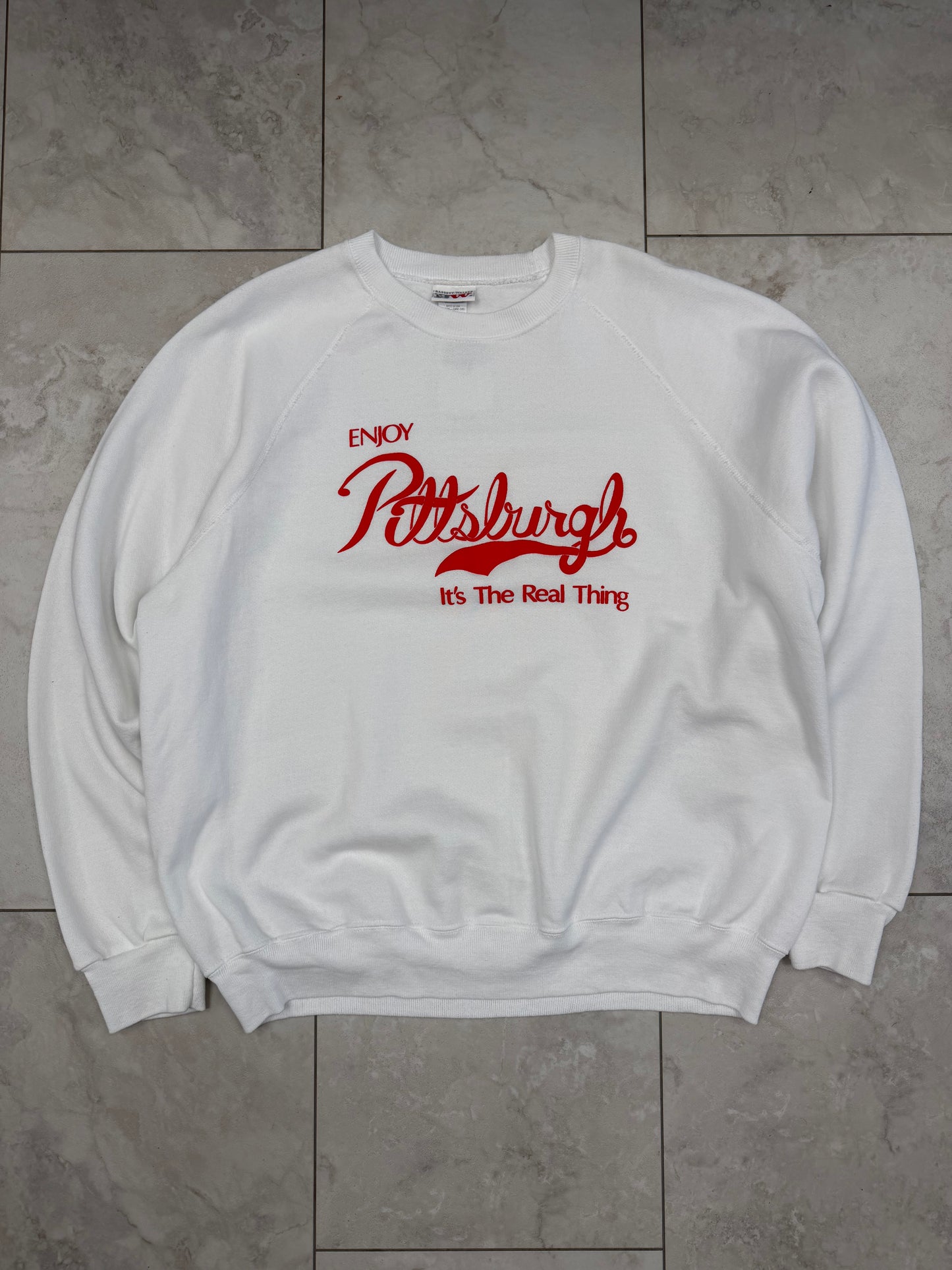 (XXL) Vintage 90's "Enjoy Pittsburgh" Graphic Crewneck
