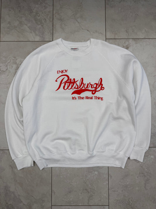 (XXL) Vintage 90's "Enjoy Pittsburgh" Graphic Crewneck