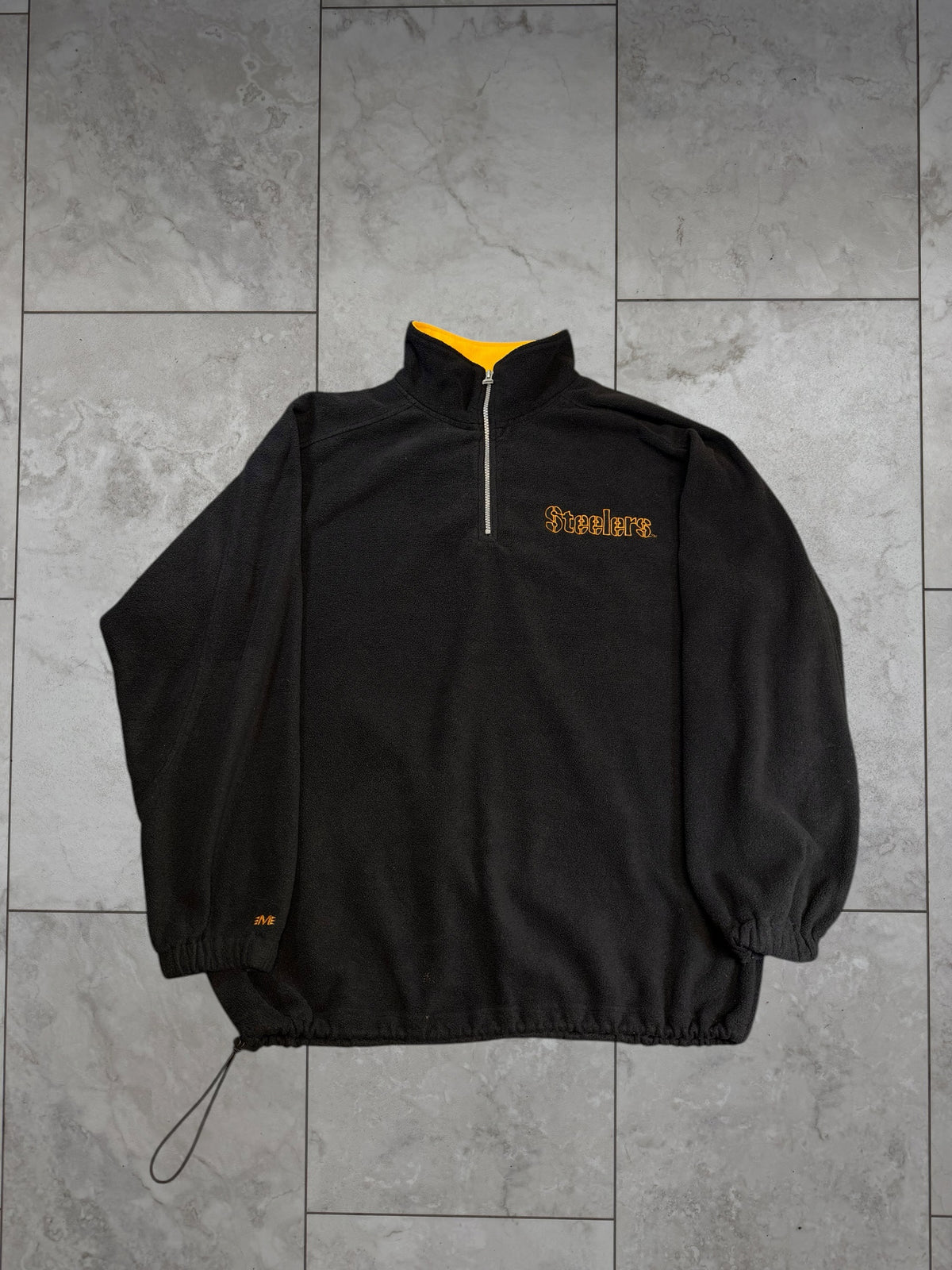 (XL) Vintage 90's Steelers Fleece 1/4 Zip Jacket
