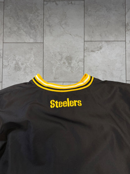 (L) Vintage Y2K Steelers Pullover Jacket