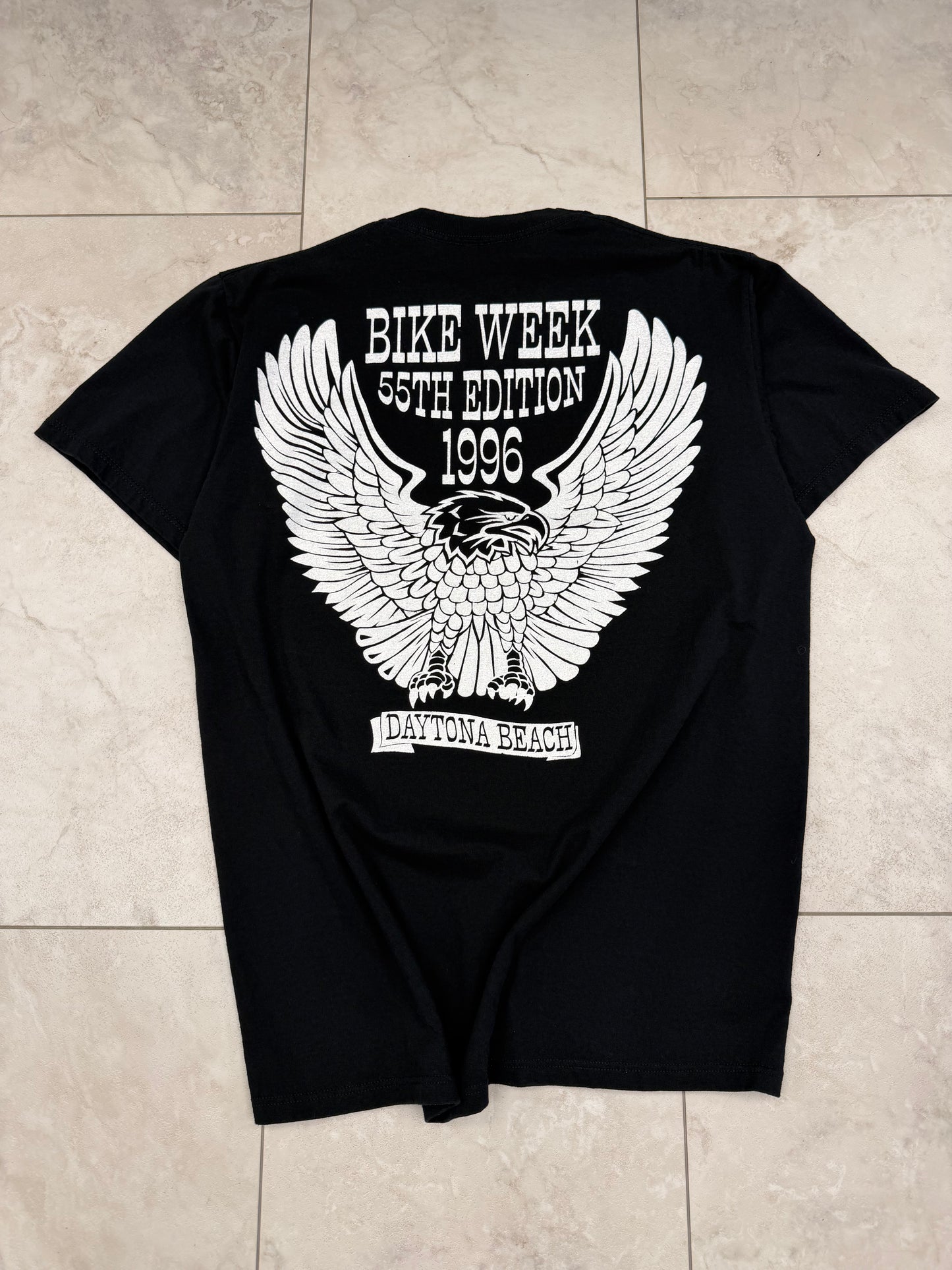 (L) 1996 55th Annual Daytona Beach Bike Week Graphic Tee