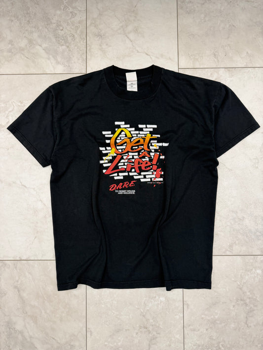 (XL) 1999 DARE “Get a Life!” Graphic Tee