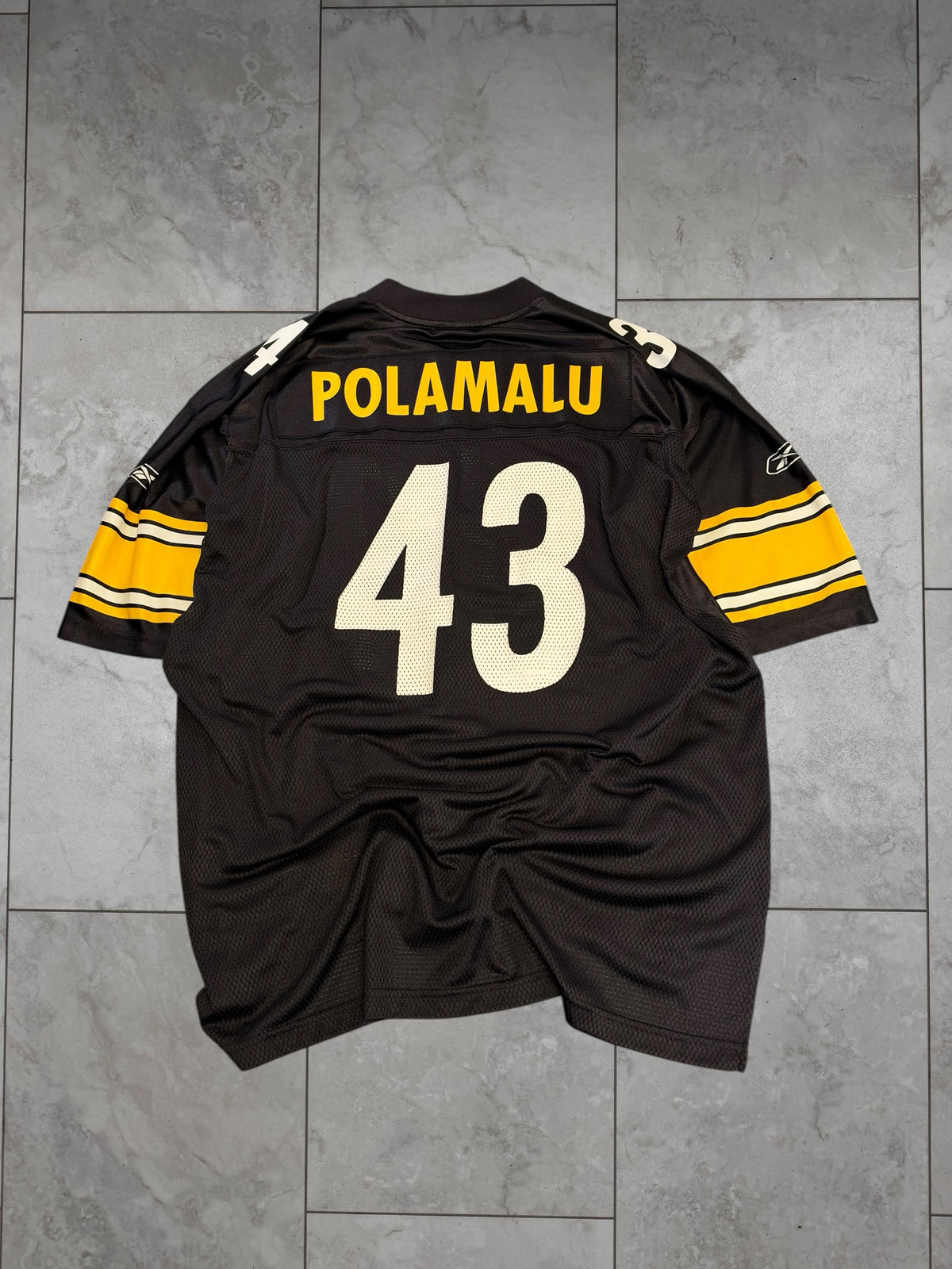 (XL) Vintage Y2K Steelers Troy Polamalu #43 Jersey