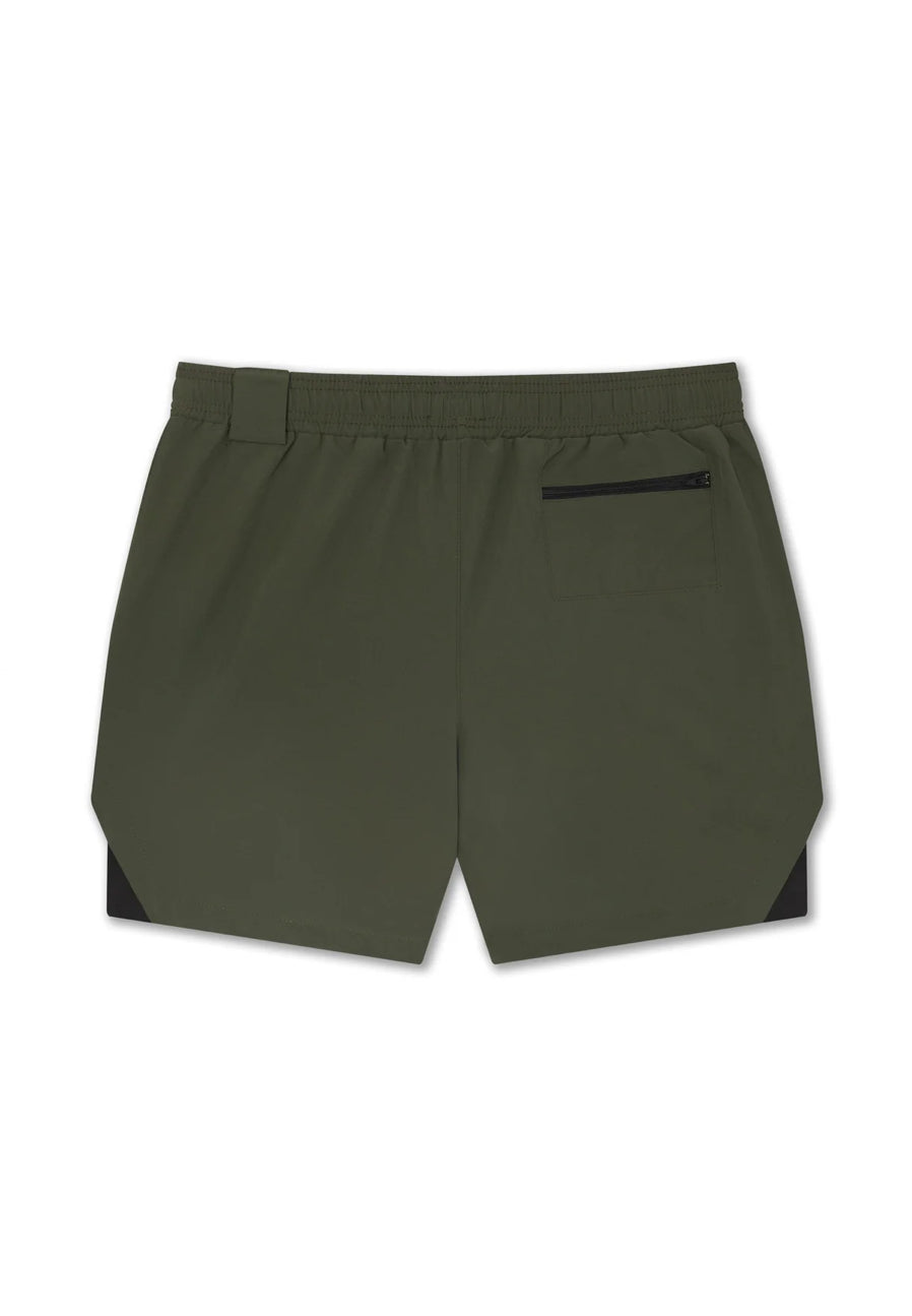 Manic Green Performance Shorts (With Liner)
