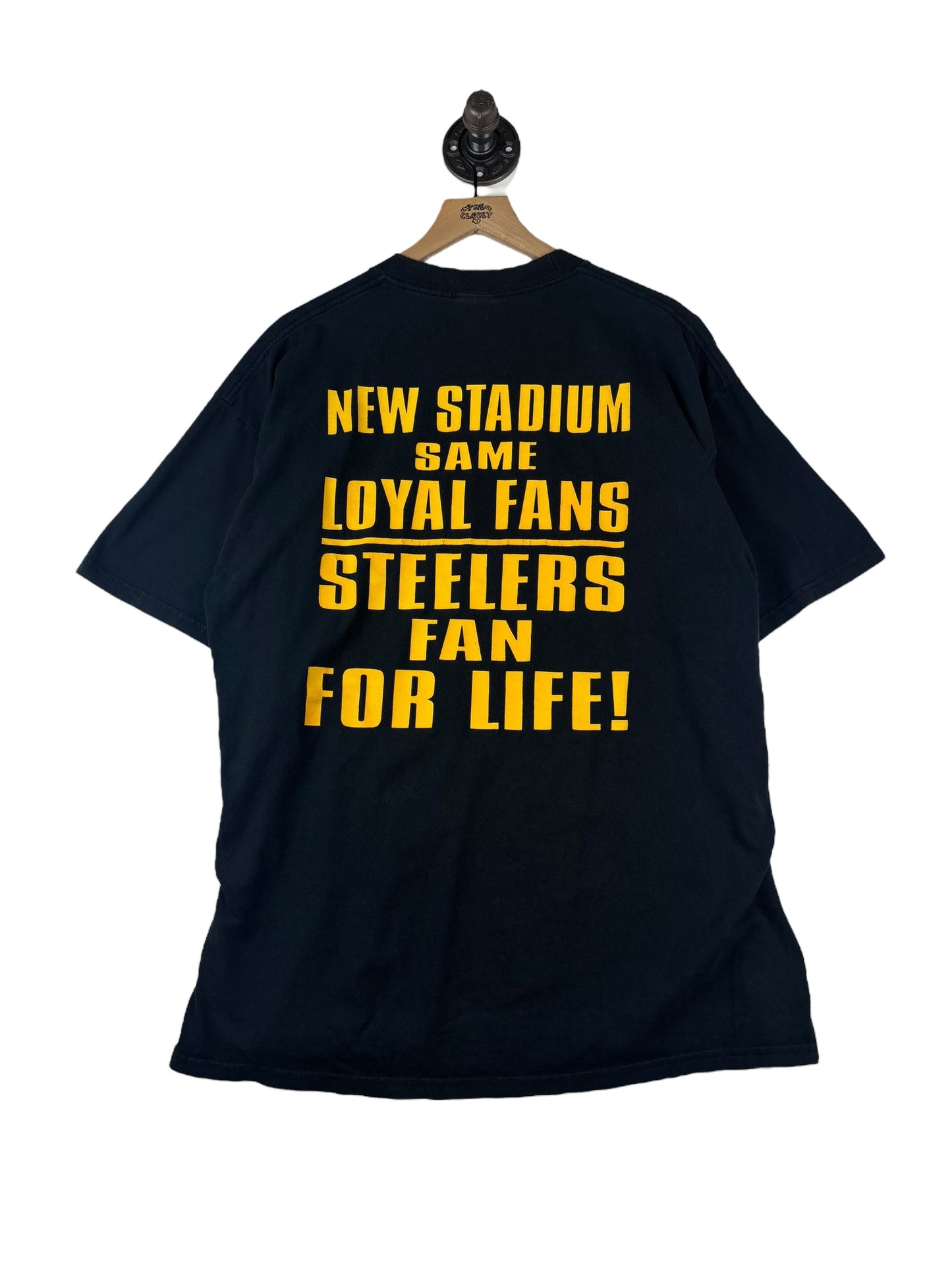 (XL) 2000 Absolute Steelers Fan Double Sided Tee